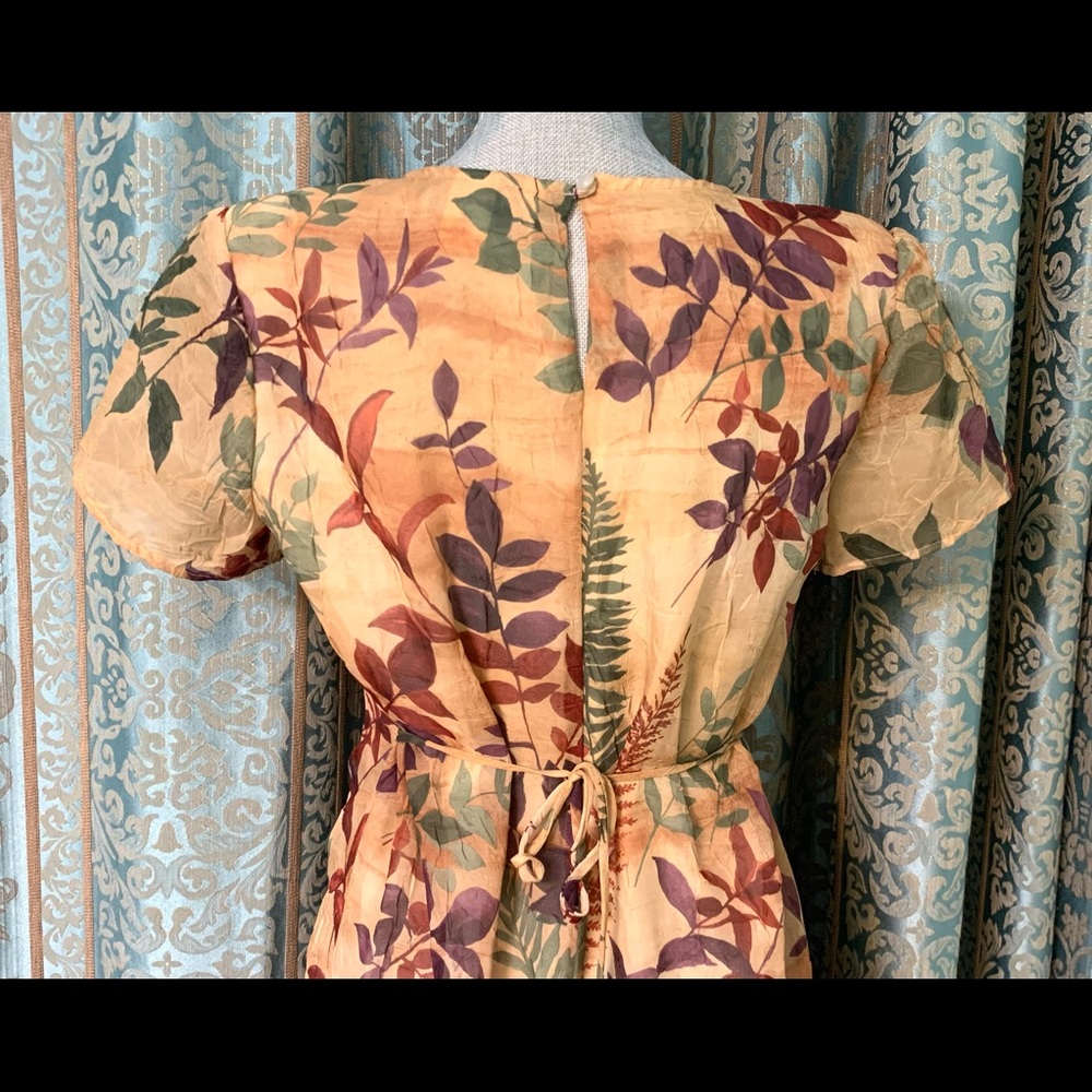 Leaf Pattern Dress - image 3